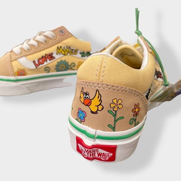 Vans Old Skool x Sesame Street Elmo Toddler Sneakers Shoes size 12.5 New w/ Tags - Picture 4 of 11